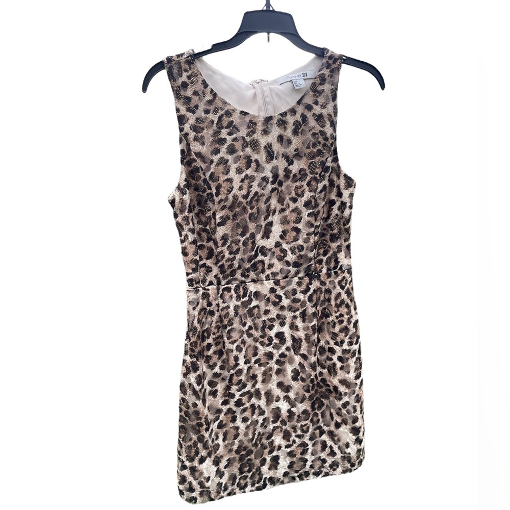 Forever 21 cheetah print mini dress